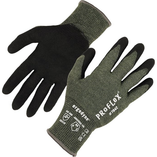 A pair of Ergodyne ProFlex 7042 contact heat resistant gloves.