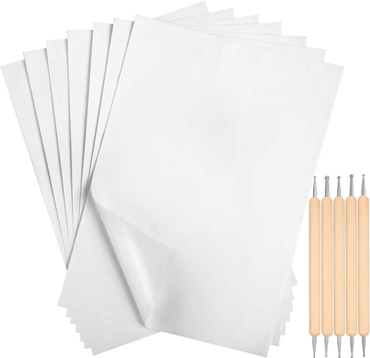 Carbon Paper For Hat Burning - White