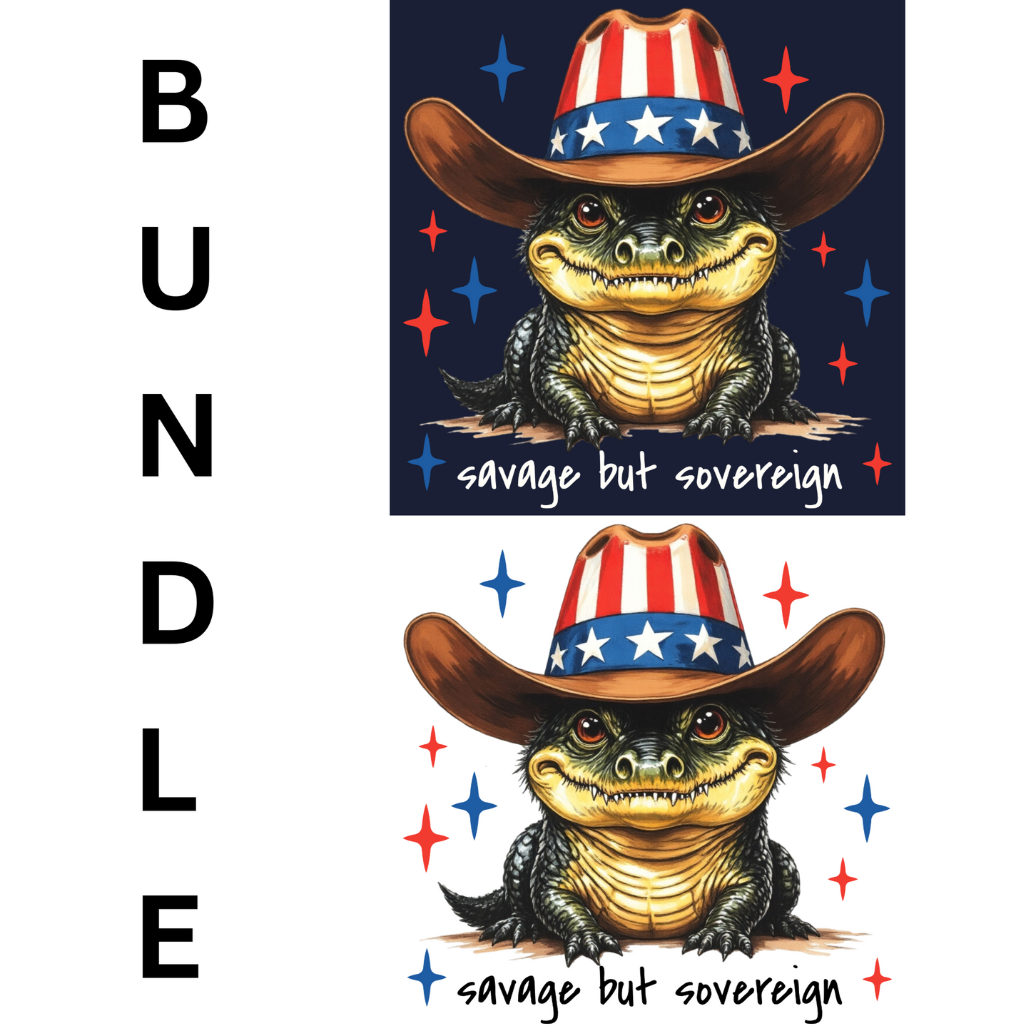 Savage But Sovereign PNG digital download bundle