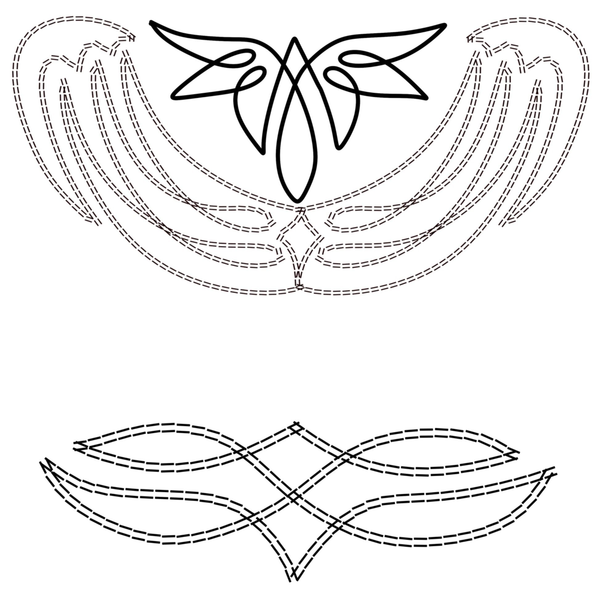 Boot Stitch hat burning design for baseball caps