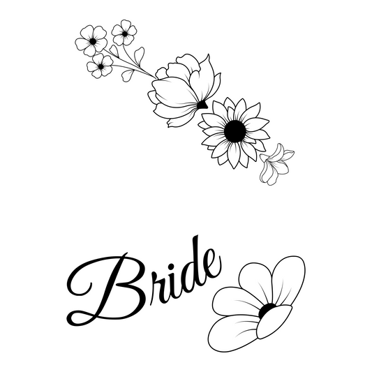 Bride baseball hat burning design