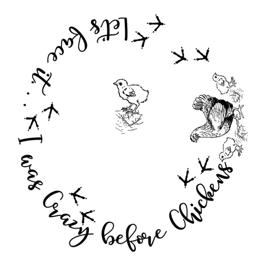 Chicken Lady hat burning design