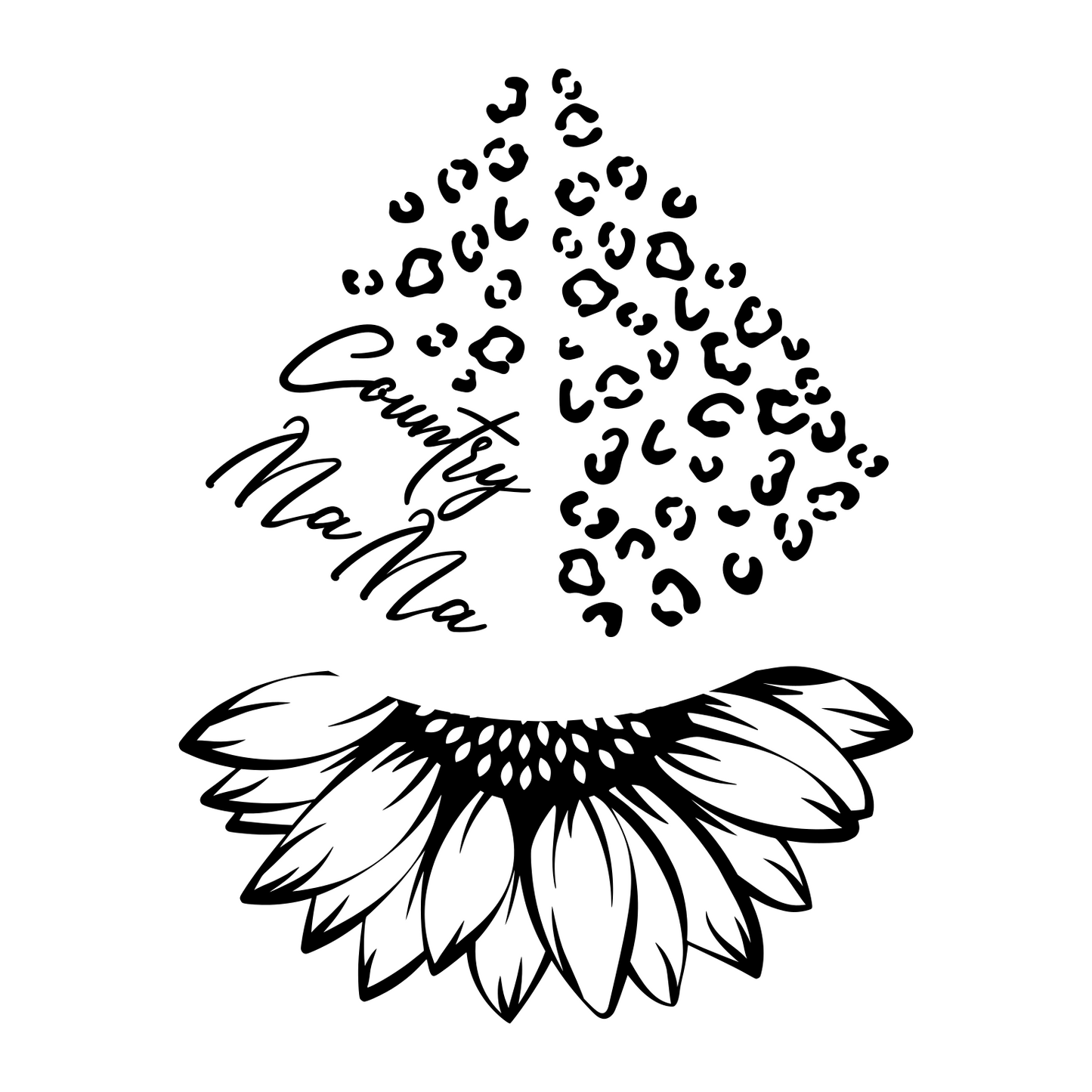 Country Mama Sunflower baseball hat burning design