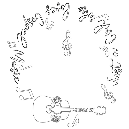 Just A Girl Who Loves Gospel Music hat burning design