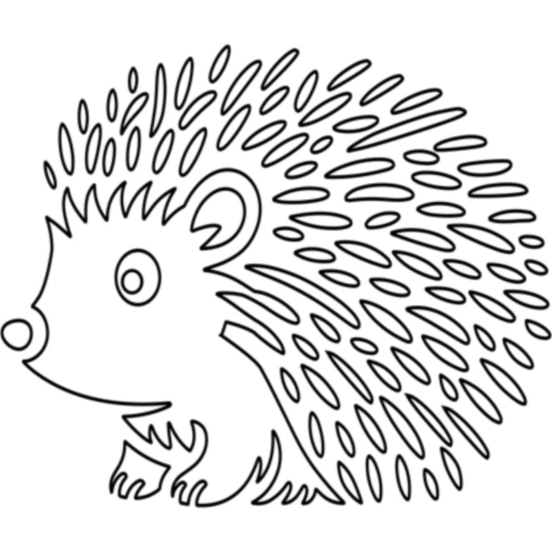 Hedgehod baseball hat burning design