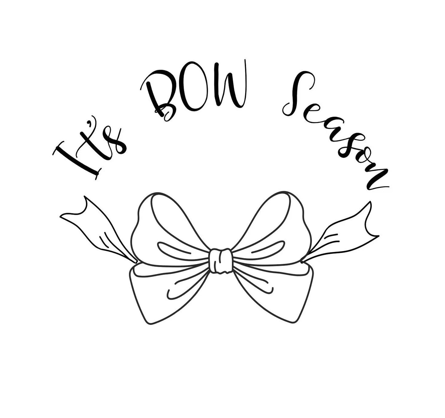 It’s BOW Season hat burning design for baseball hats