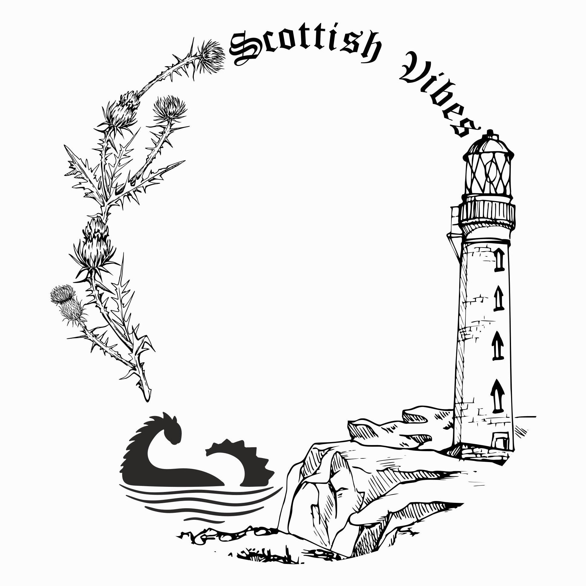 Scottish Vibes hat burning design for wide brim hats