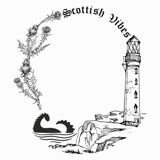 Scottish Vibes hat burning design for wide brim hats