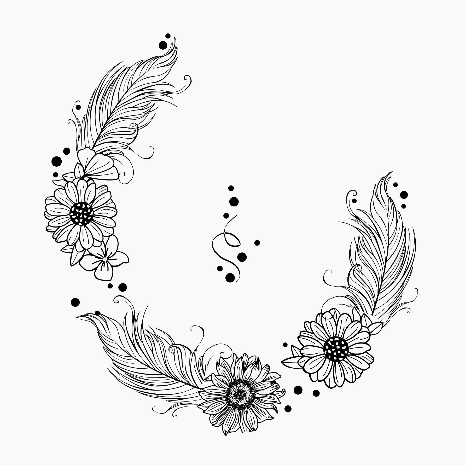 Feather Party hat burning design for narrow brim hats.