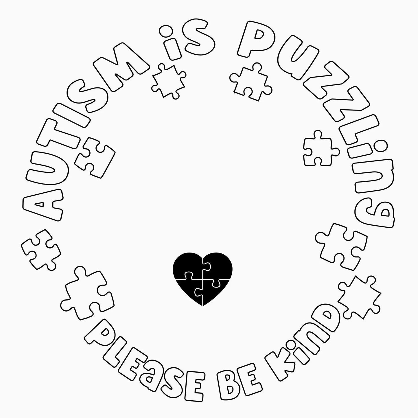 Autism Is Puzzling burned hat burning design for a wide brim hat