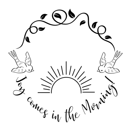 Joy Comes In The Morning hat burning design