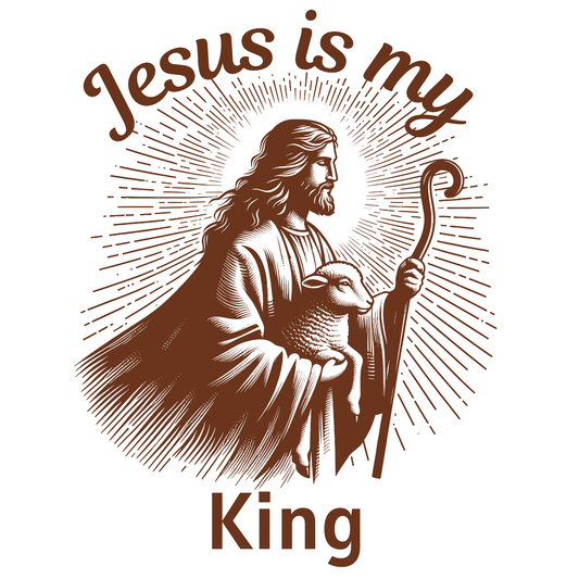 Jesus Is My King digital design