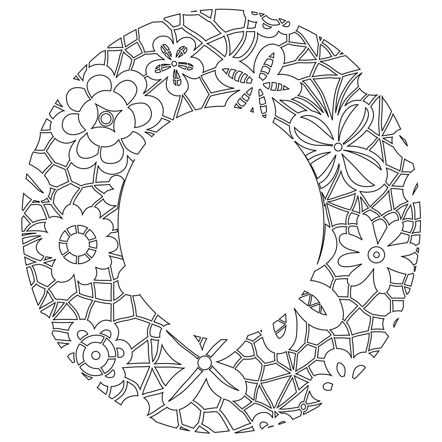 Lace Overlay hat buning design