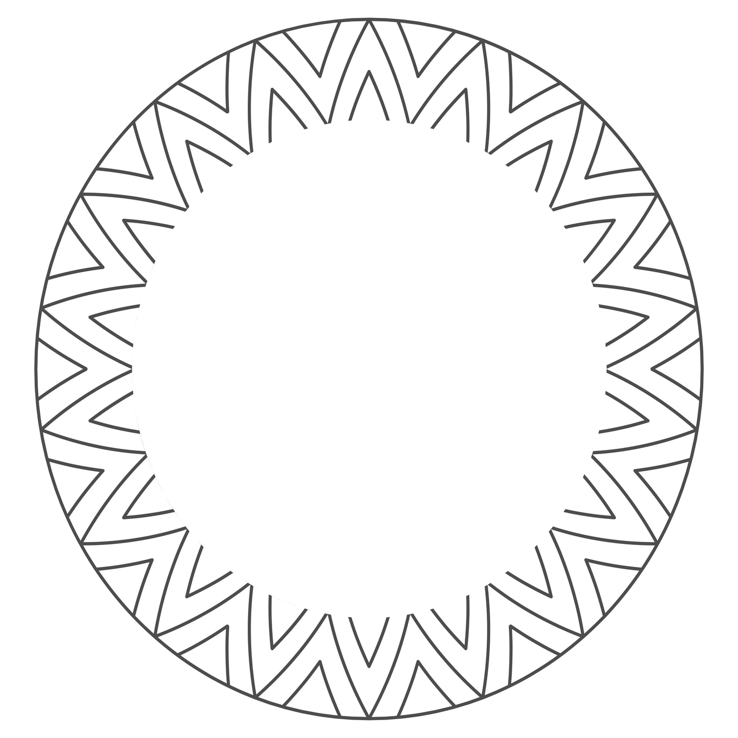 Aztec Mandala hat burning design