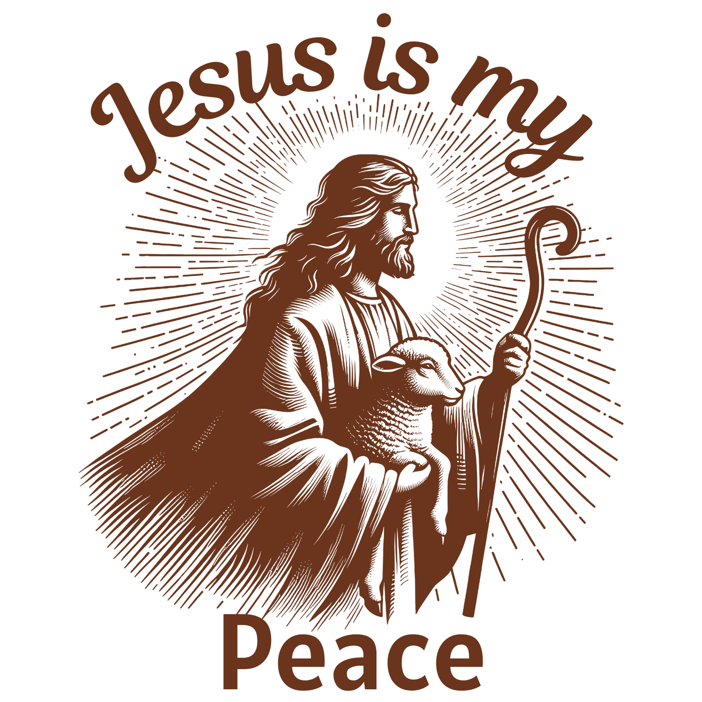 Jesus Is My Peace digital design
