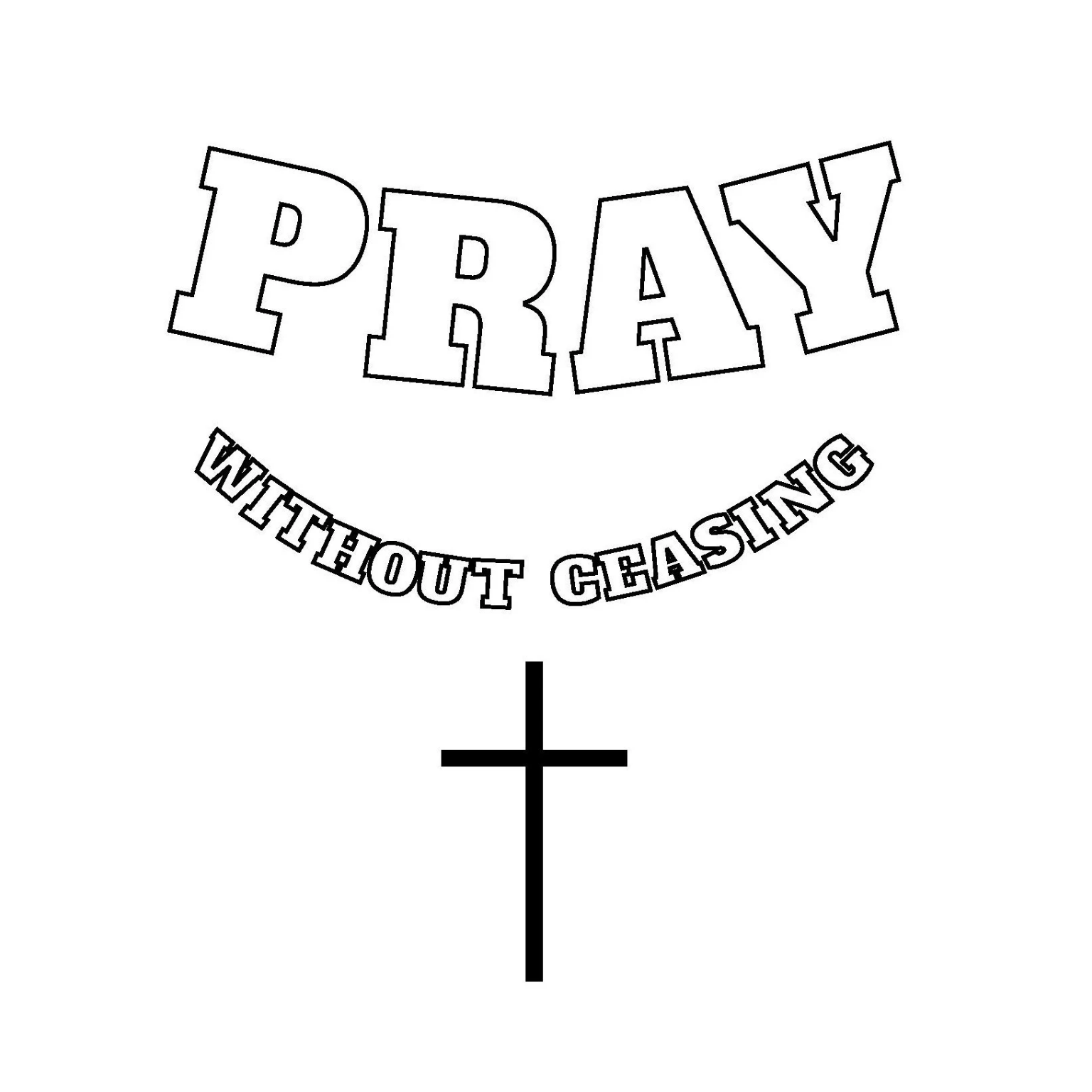 Pray Without Ceasing baseball hat burning design