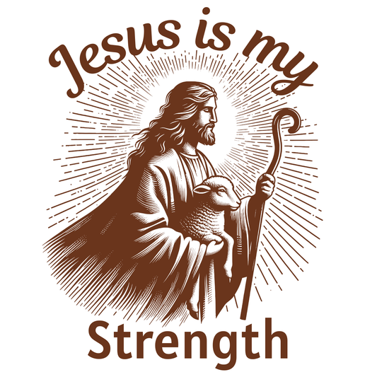 Jesus Is My Strength digital design