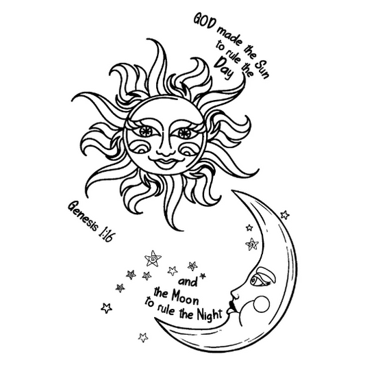 Sun And Moon baseball hat burning design