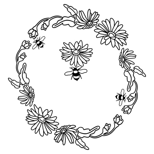 Oh Daisy hat burning design