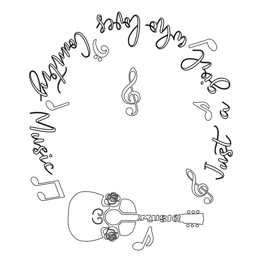 Just A Girl Who Loves Country Music hat burning design