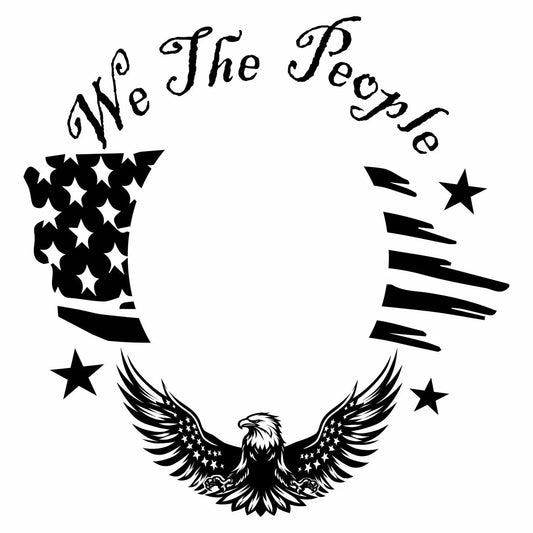 America hat burning design for wide brim hats