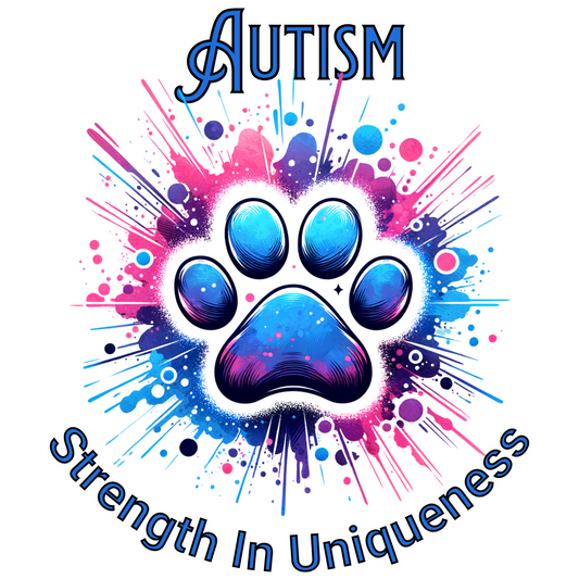 Autism Strength In Uniqueness digital design