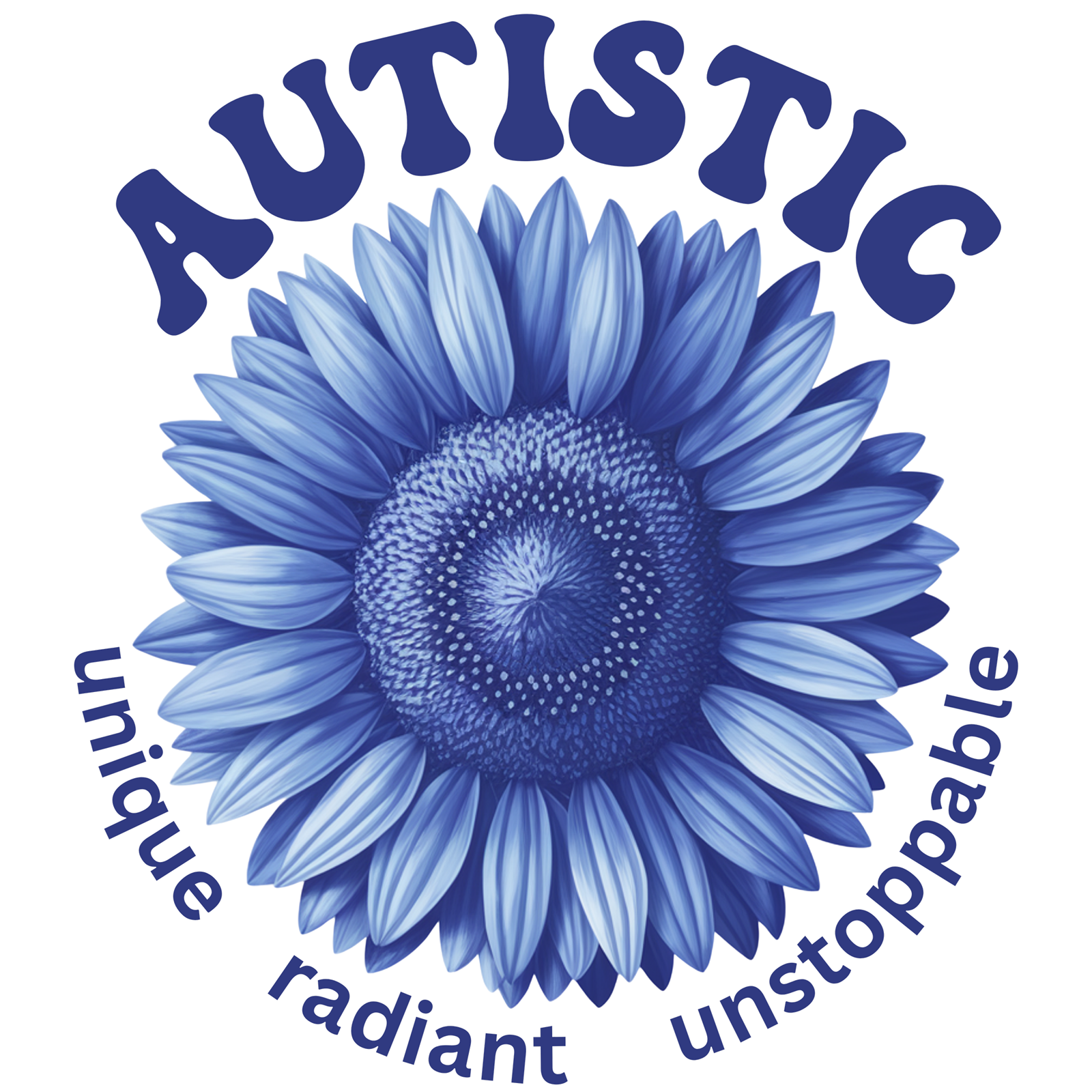 Autistic Unique Radiant Unstoppable digital design