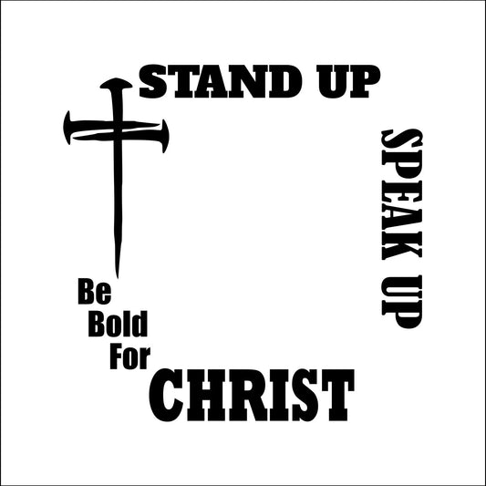 Be Bold For Christ Hat Burning Design | Cool Moon Designs