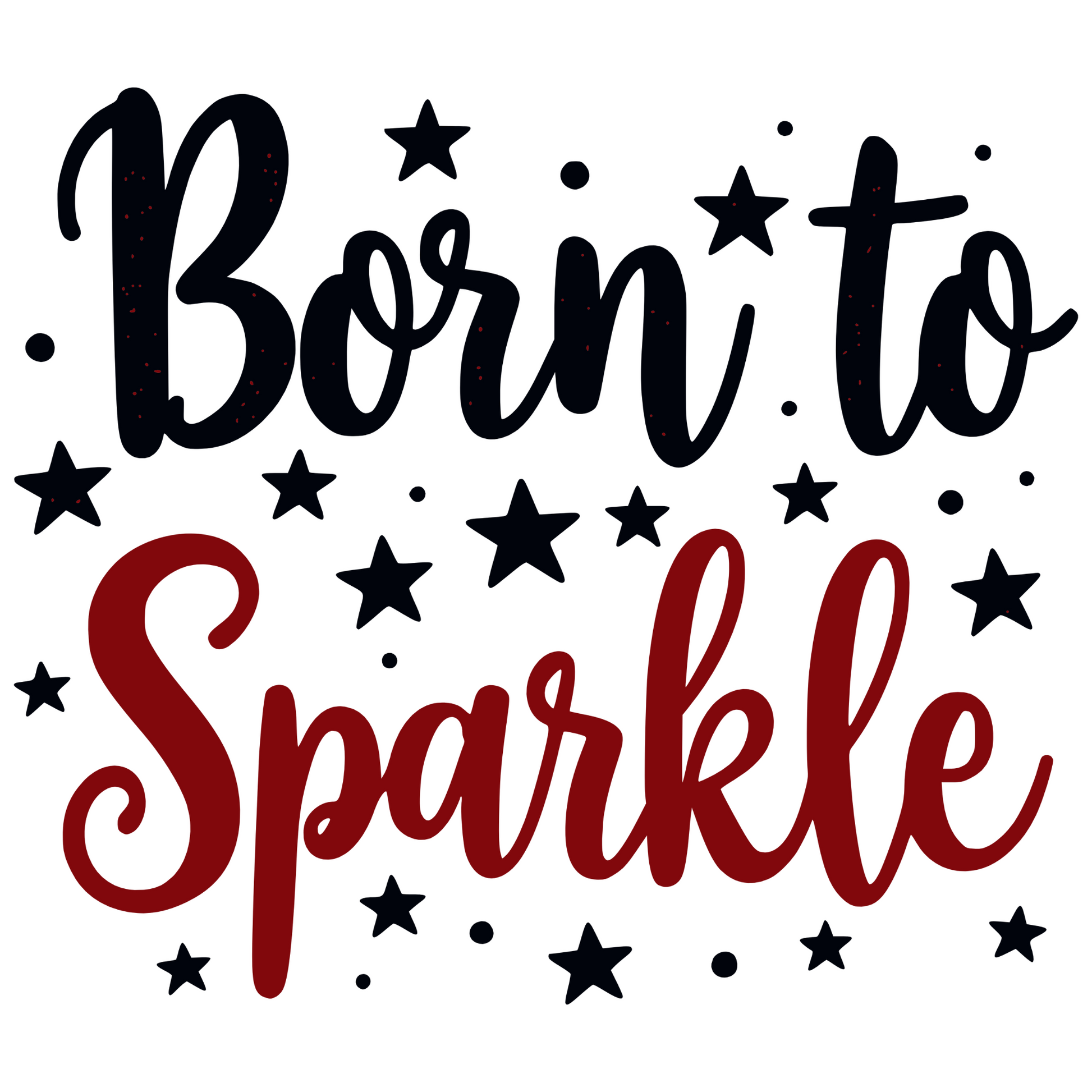 Born To Sparkle patriotic digital design