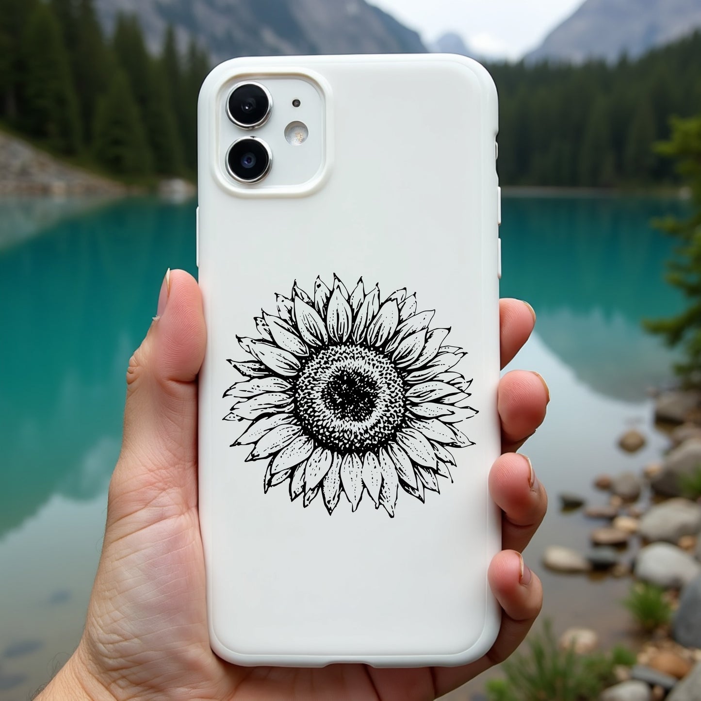 Sunflower Bloom Digital Design PNG