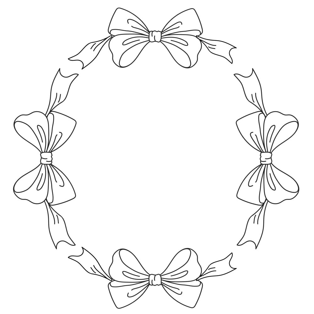 Coquette Bows hat burning design for wide brim hats