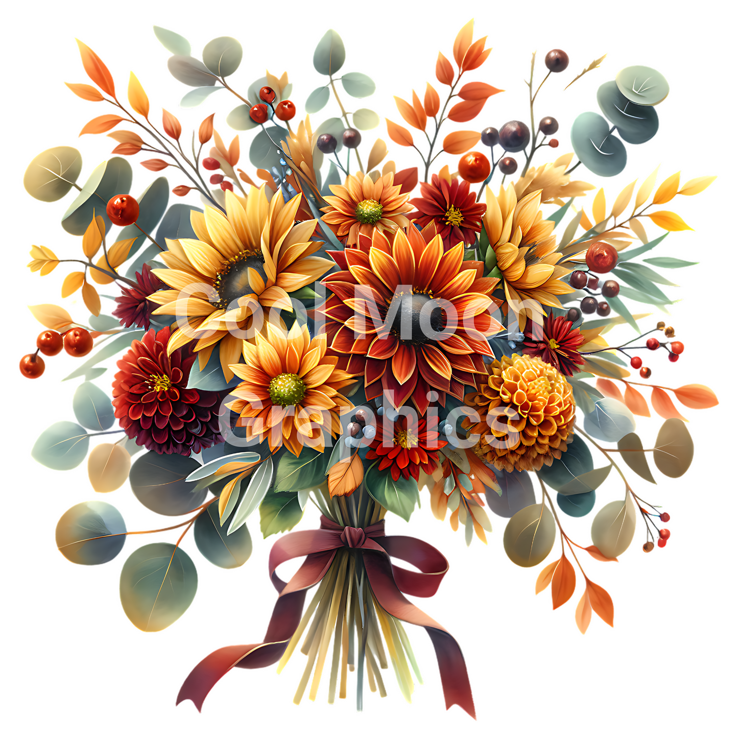 Colorful bouquet of flowers