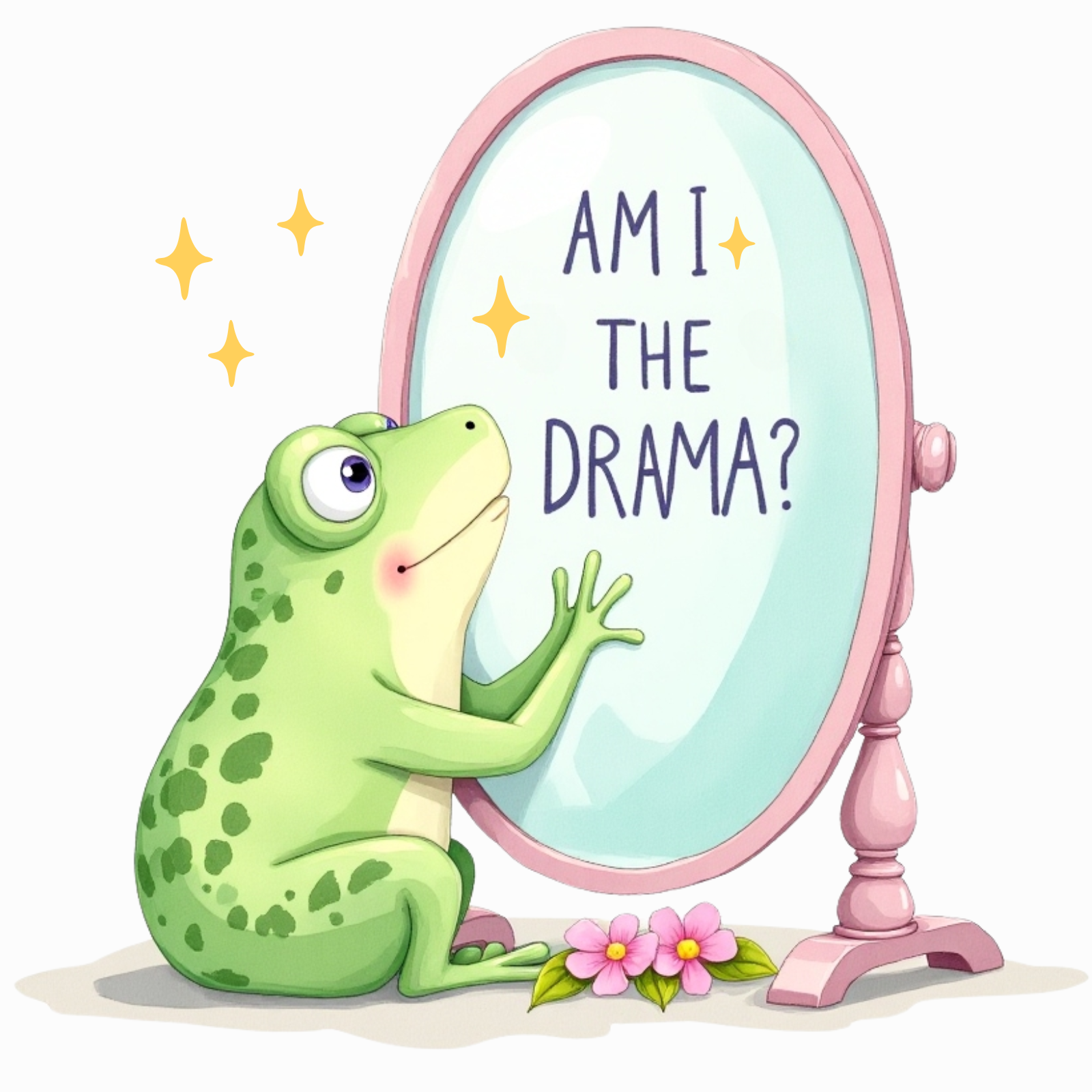 Am I The Drama? digital design
