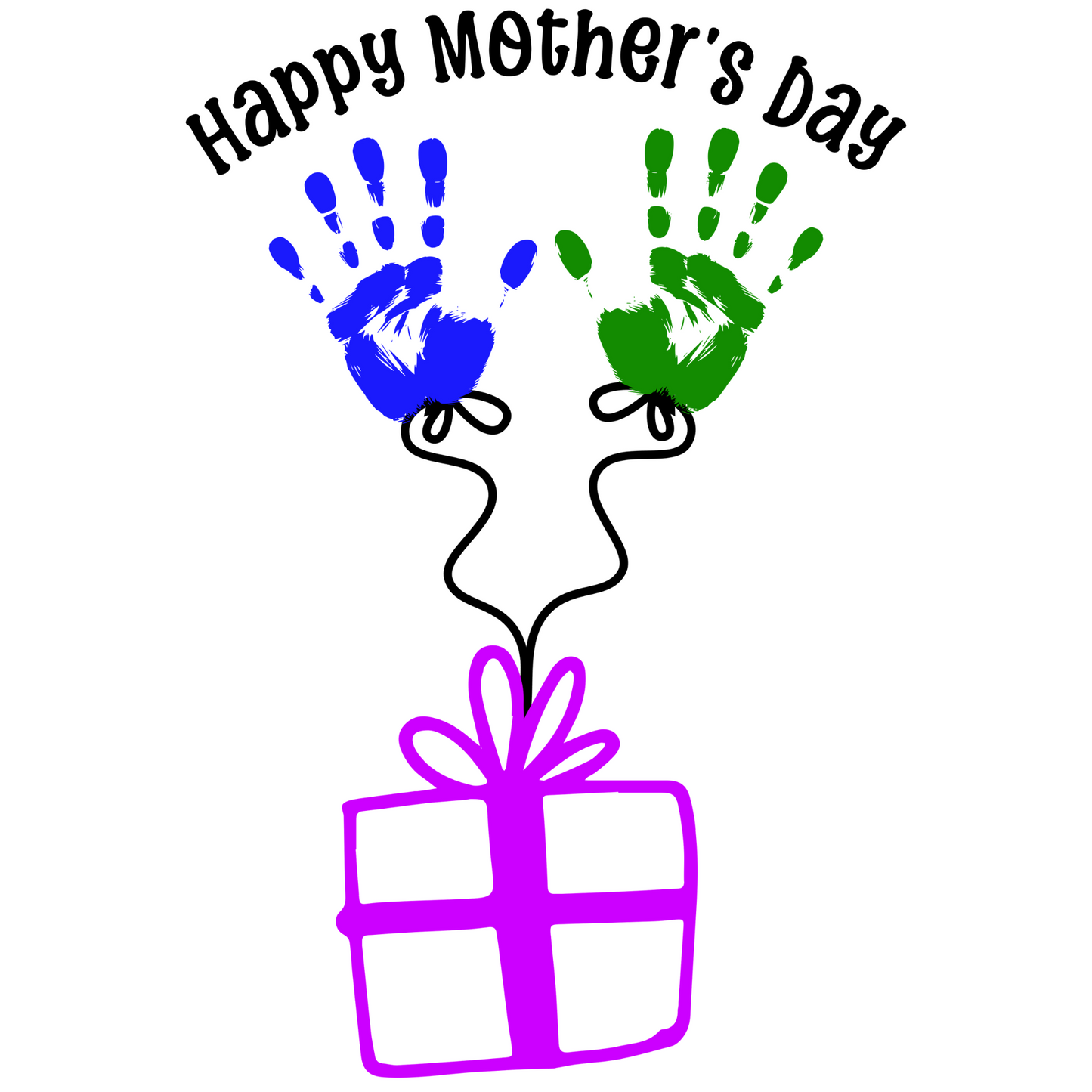 Happy Mother’s Day Handprints digital design