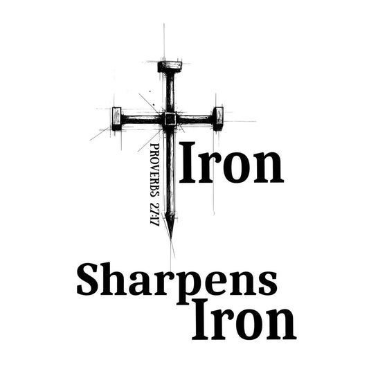 Iron Sharpens Iron burned hat burning design for baseball caps