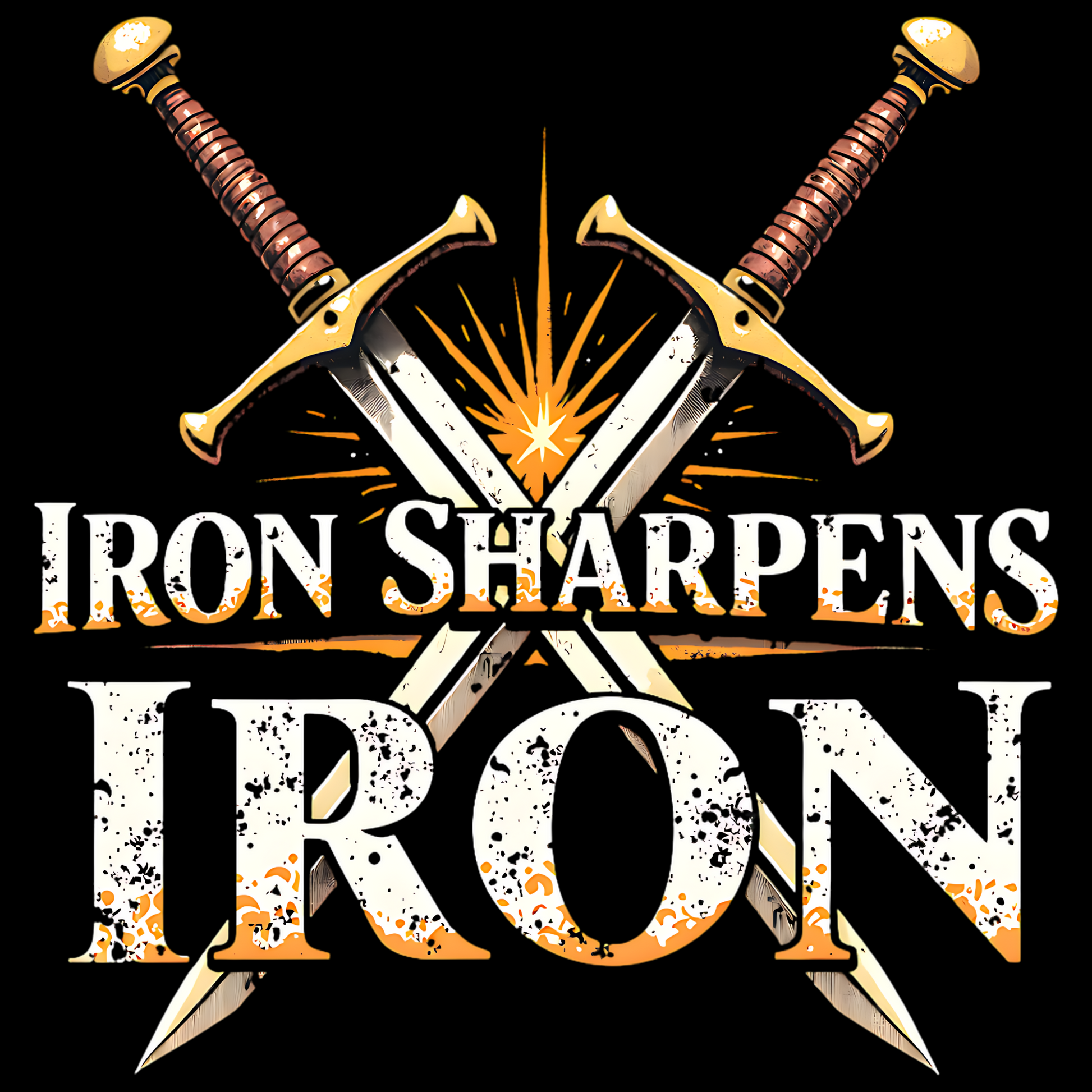 Iron Sharpens Iron Christian PNG digital design