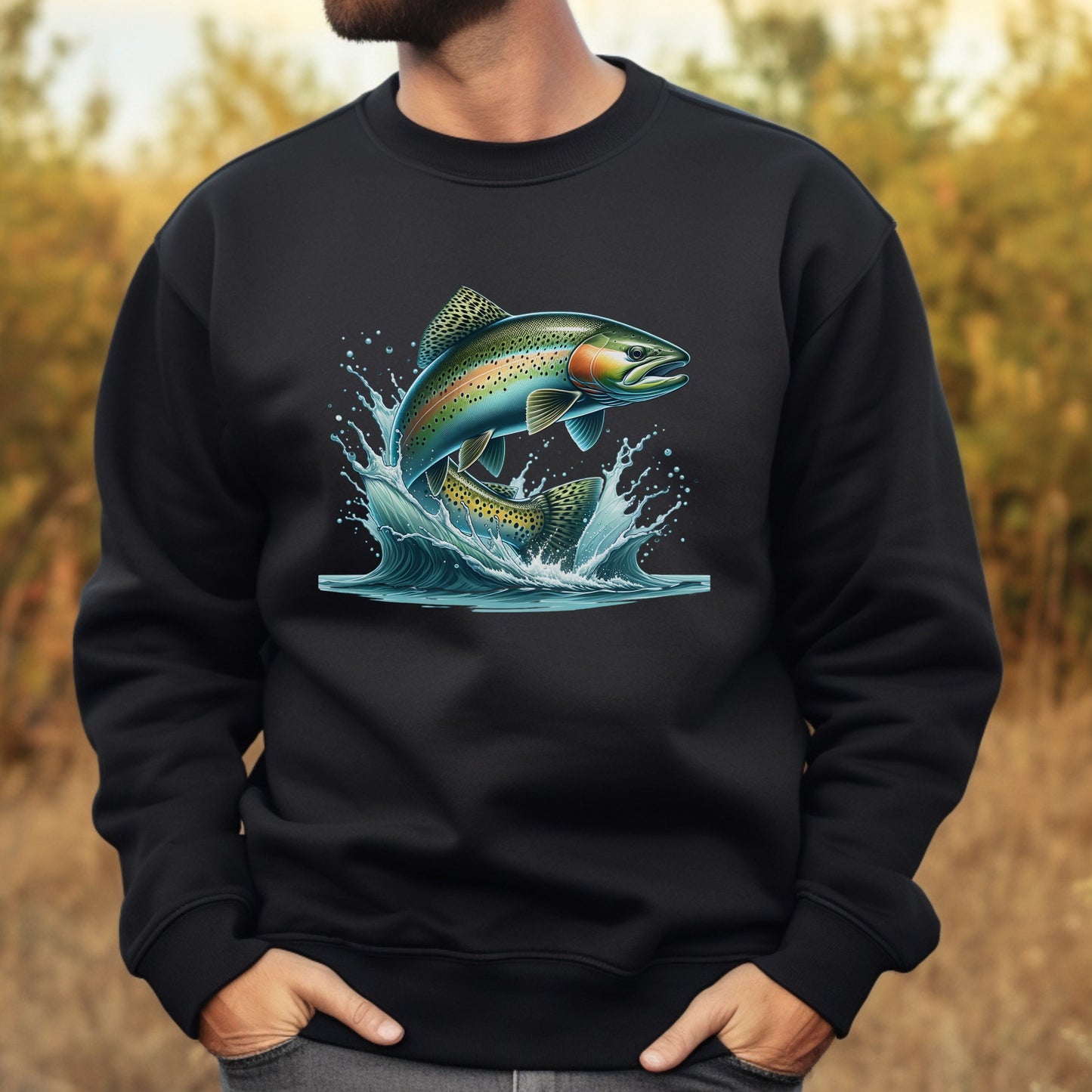 Steelhead Trout Graphic Design PNG JPG