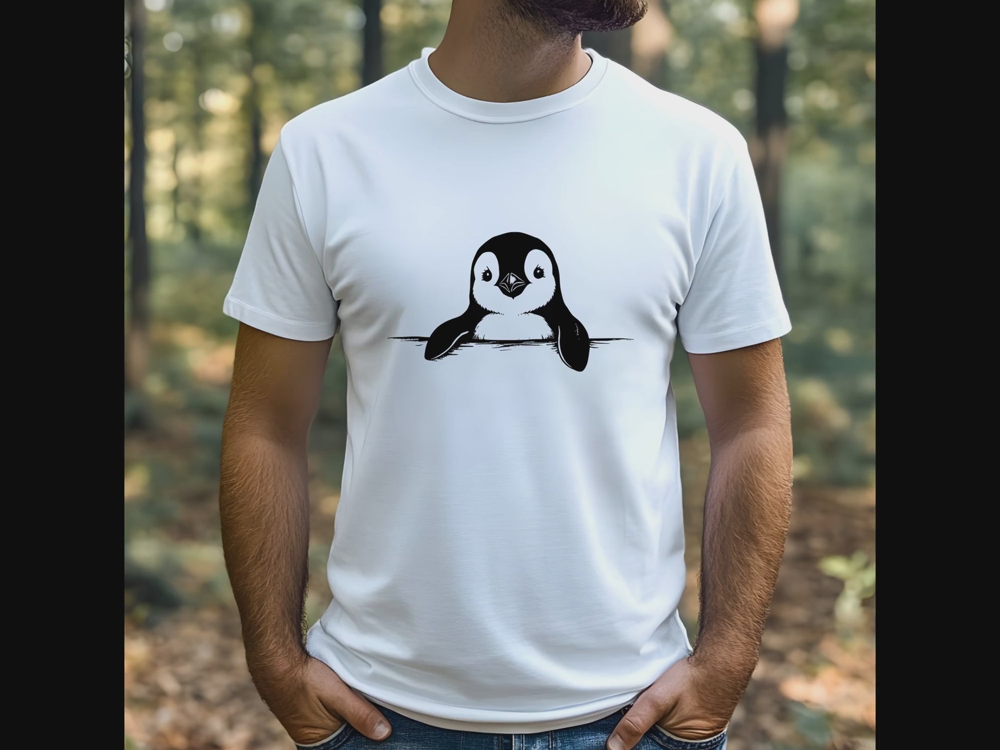 Penguin Peeking video