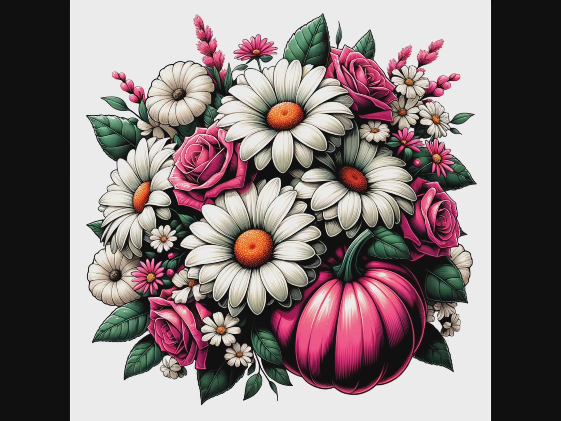 Floral Pink Pumpkin video