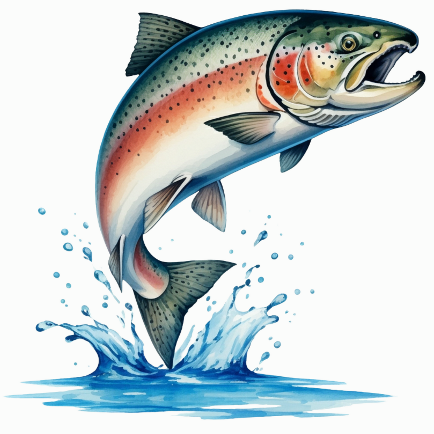 Salmon Fish PNG digital design