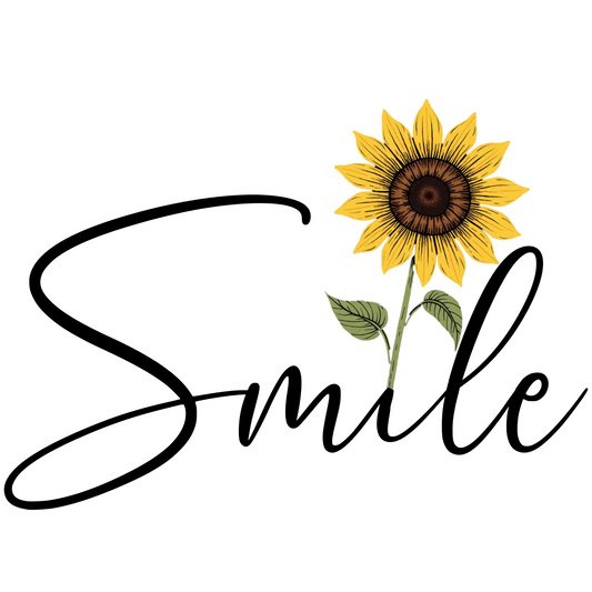Sunflower Smile PNG digital design