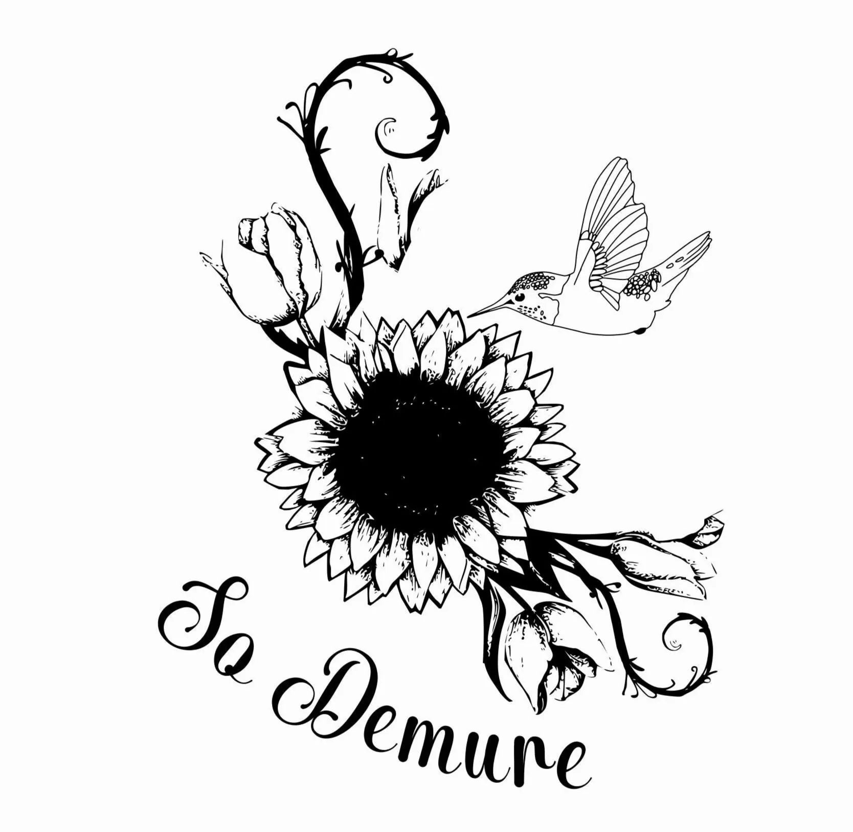 So Demure baseball cap hat burning design.