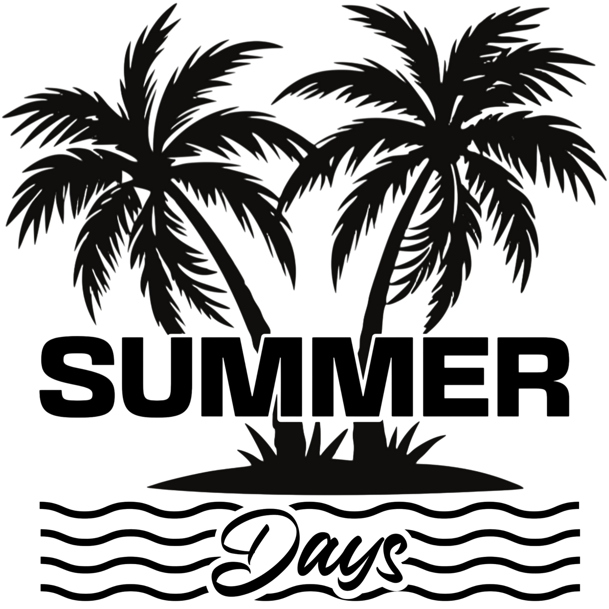 Summer Days PNG digital design