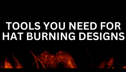 Tools you need for hat burning designs tutorial cover image