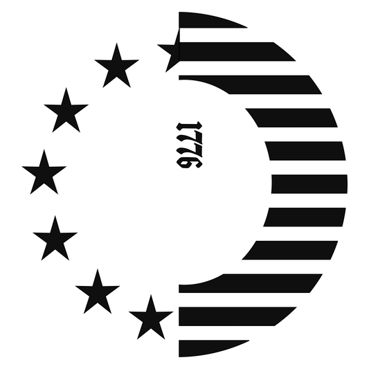 1776 Flag hat burning design