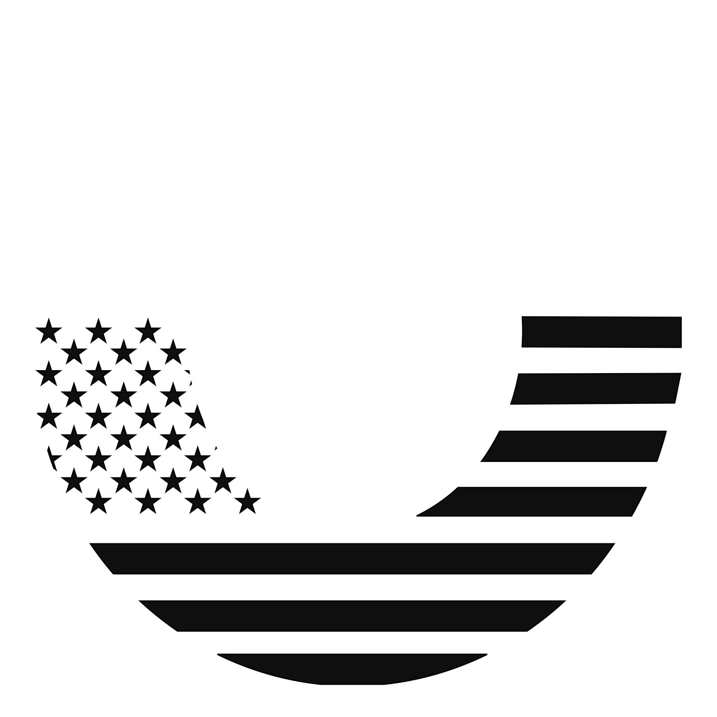 American Flag hat burning design