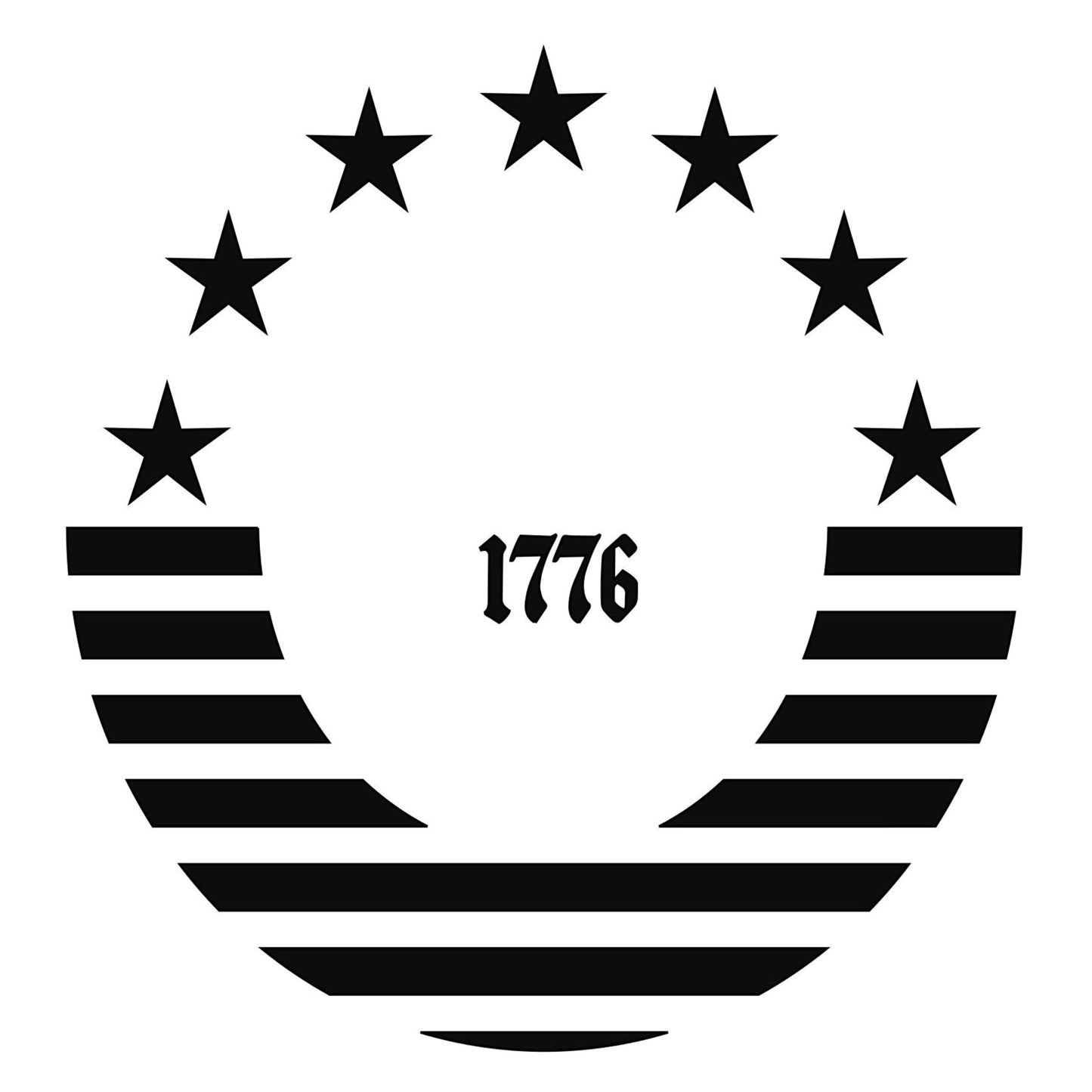 1776 Stars And Stripes hat burning design