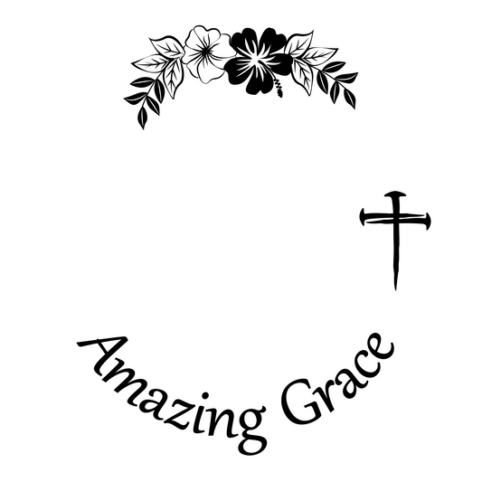 Amazing Grace hat burning design