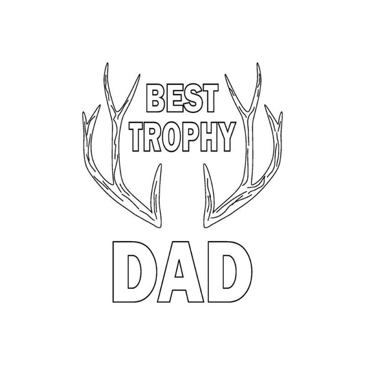 Best Trophy Dad Baseball Cap Hat Burning Design SVG PNG