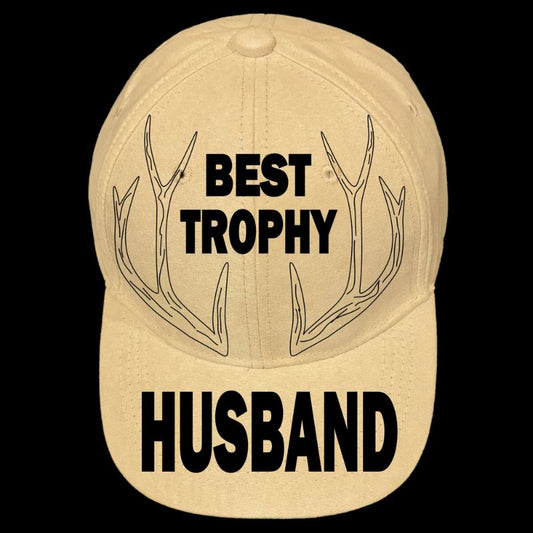 Best Trophy Husband design on a baseball cap